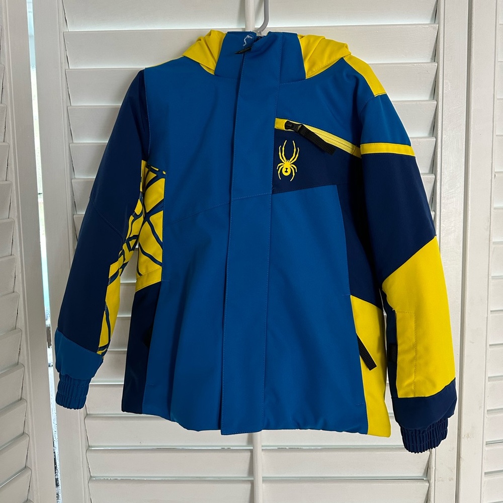 Boys Size 4 Spyder Snow Jacket (Ski, snowboarding) LIKE NEW
